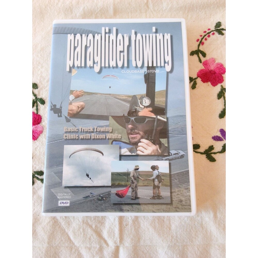 Paraglider Towing with Dixon White Paraglider Instruction DVD Safety Learn Tow